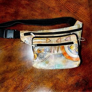 Belly bag vintage Anuschka gently worn still plenty of life left